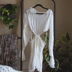 SABO SKIRT - Gabrielle Dress, Cutout White Dress